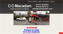 Desktop Screenshot of ccmacadam.com